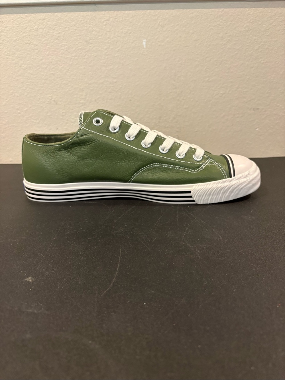 Biz Markie x PRO-Keds 69er Olive Green Leather Men’s Size 12 New In Box - Picture 3 of 11